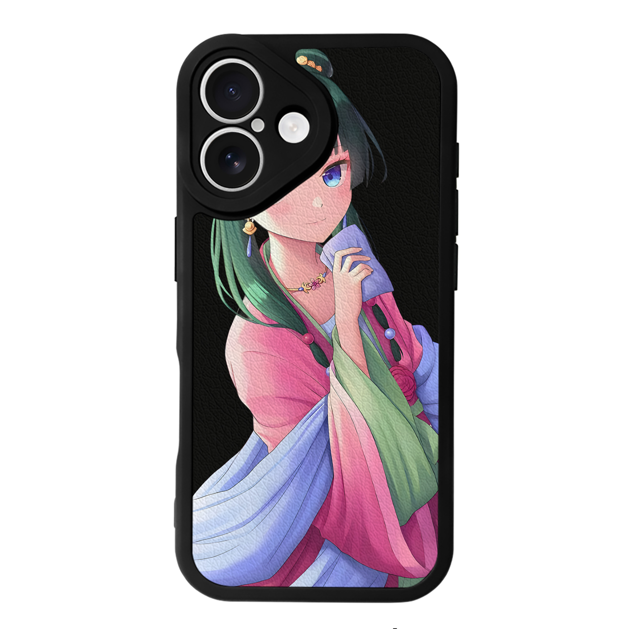 （画像用） 薬屋のひとりごと The Apothecary Diaries 【iPhone 16シリーズ対応】シリコンスマホケース（レザー調） 材質：シリコン